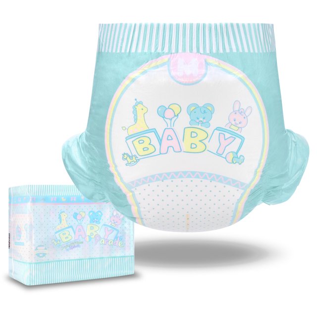 Pañal Littleforbig Baby Parade con estampado en la parte trasera de tela para adultos