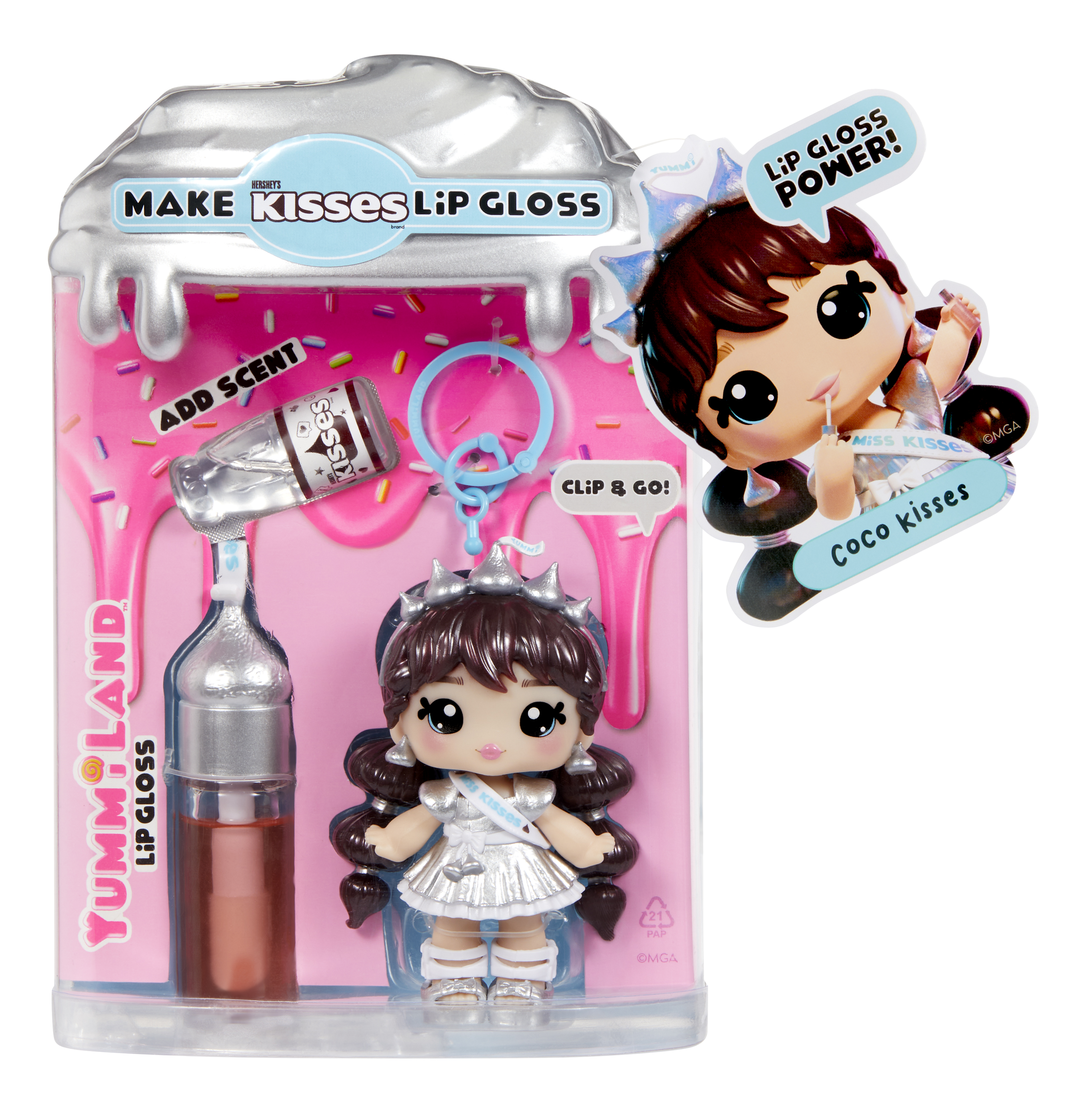 Yummiland Hershey's Kisses Lip Gloss Doll with DIY Kit photo 7