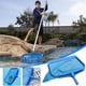 thumbnail image 1 of Red para hojas de piscina, rastrillo para recoger residuos | Estructura robusta de aleación de aluminio con malla fina | Diseño lateral curvo para una limpieza suave de las paredes de la piscina, 1 of 9