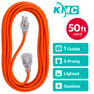 Coleman Cable 02357 16/3 40' Beige Tri-Source Outdoor Landscape
