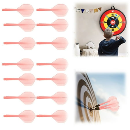 

WOCACHI Integrated Shaft and Flights Screw in One Accessories Plastic Anti Fall Apply to Soft Tip and Steel Tip （5pcs）