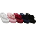 thumbnail image 5 of Womens High Wedge Beach Sandals Summer Thong Flip Flops Platform, 5 of 5