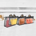 thumbnail image 7 of BTEPSGA 12 Pack Dust Bags for Handbags, Clear Handbag Storage Organizer for Closet, Purse Protector Storage Bag with Zipper and Handle, Hanging Dust Cover Bag for Handbags, 7 of 7
