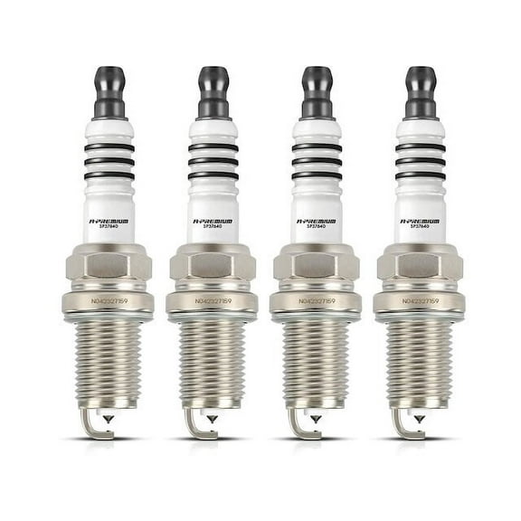 Spark Plug Set 4 - Compatible with 2011 - 2016 Honda CR-Z 1.5L 4-Cylinder 2012 2013 2014 2015