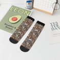 thumbnail image 7 of Naloa Moose fox bear leaf tree Ankle Socks for Women Non Slip Socks No Show Socks Classic Low Cut Casual Socks Casual Socks, 7 of 7