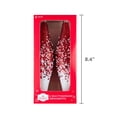 thumbnail image 5 of 4-Count Red and White Glitter Ombre Finial Shatterproof Christmas Ornaments, 8.35", by Holiday Time, 5 of 5