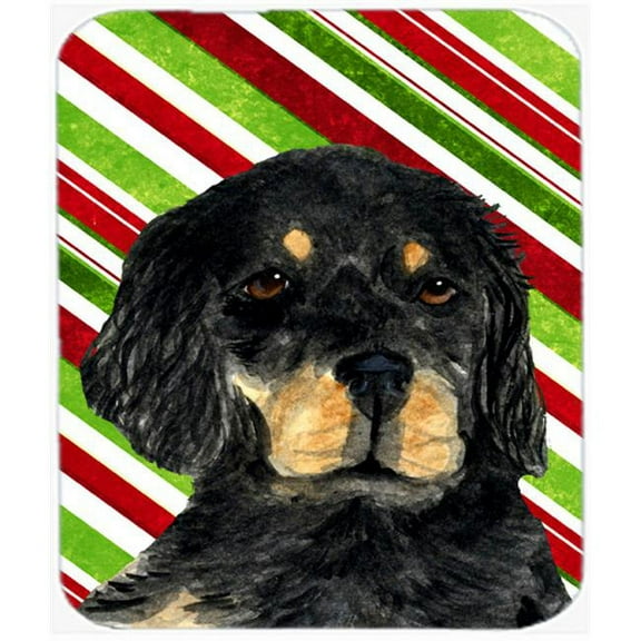 Carolines Treasures  Gordon Setter Candy Cane Holiday Christmas Mouse Pad