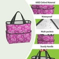 thumbnail image 4 of Bright Paisley Garden Tools Bag, Water-proof Floral Oxford Garden Tote Home Organizer Gardening Tool Bag Kit Holder with 8 Pockets for Indoor and Outdoor Gardening(Tools Not Included), 4 of 4