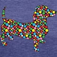 thumbnail image 3 of CafePress - Polka Dot Doxie Women's Deluxe T Shirt - Womens Tri-blend T-Shirt, 3 of 4