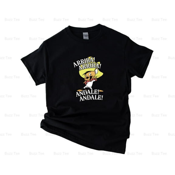 Speedy Gonzales The Rare Black Cartoon Mouse New Unisex T-Shirt, up to 5XL