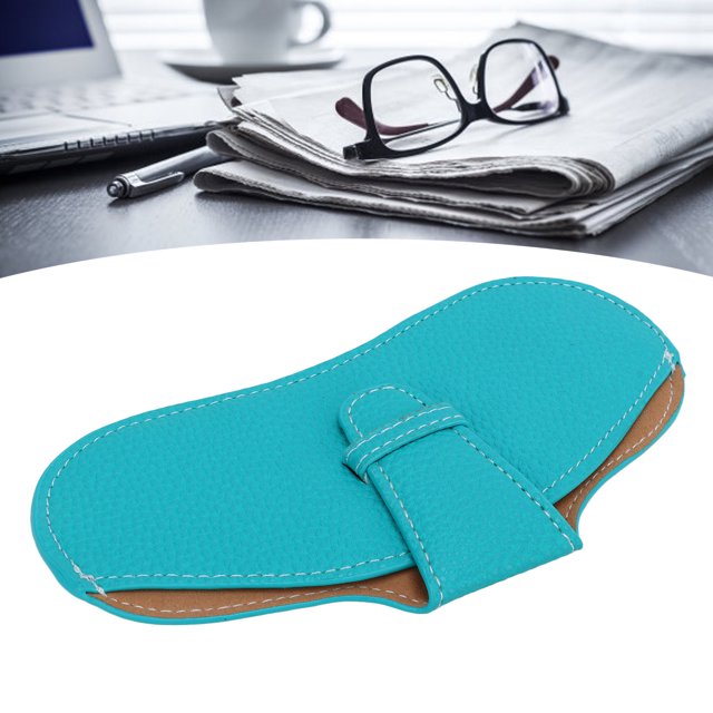 Demonsen Étui à Lunettes Étui à Lunettes en Cuir Portable en Cuir PU Résistant à l'Usure Simple Étui à Lunettes pour Lunettes, Étui à Lunettes en Cuir