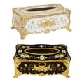 thumbnail image 1 of Soporte para caja de pañuelos de lujo Gloria 2 piezas decoración del hogar, 1 of 9
