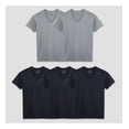 thumbnail image 2 of Fruit Of The Loom Men V-Neck Short Sleeve fashion t shirts, 2 of 3