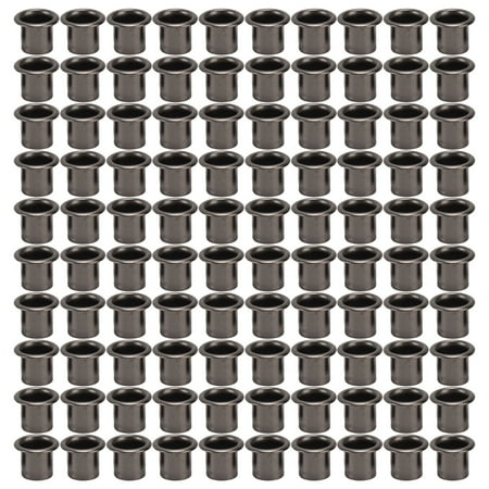 

100PCS 6mm Round Hole Metal Rivet Eyelets - Grommets for DIY Leather Crafts and Accessories Silver Tone 0.24 Inches