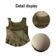 thumbnail image 3 of Camiseta sin mangas con cuello redondo y espalda cruzada para mujer, talla única Adepaton BST2000981-3, 3 of 5