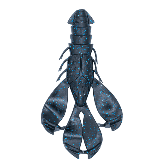 6th Sense Congo Craw 3.8 in Soft Plastic Creature Bait Hybrid Craw Design Bass Fishing Lure 6 Pack A