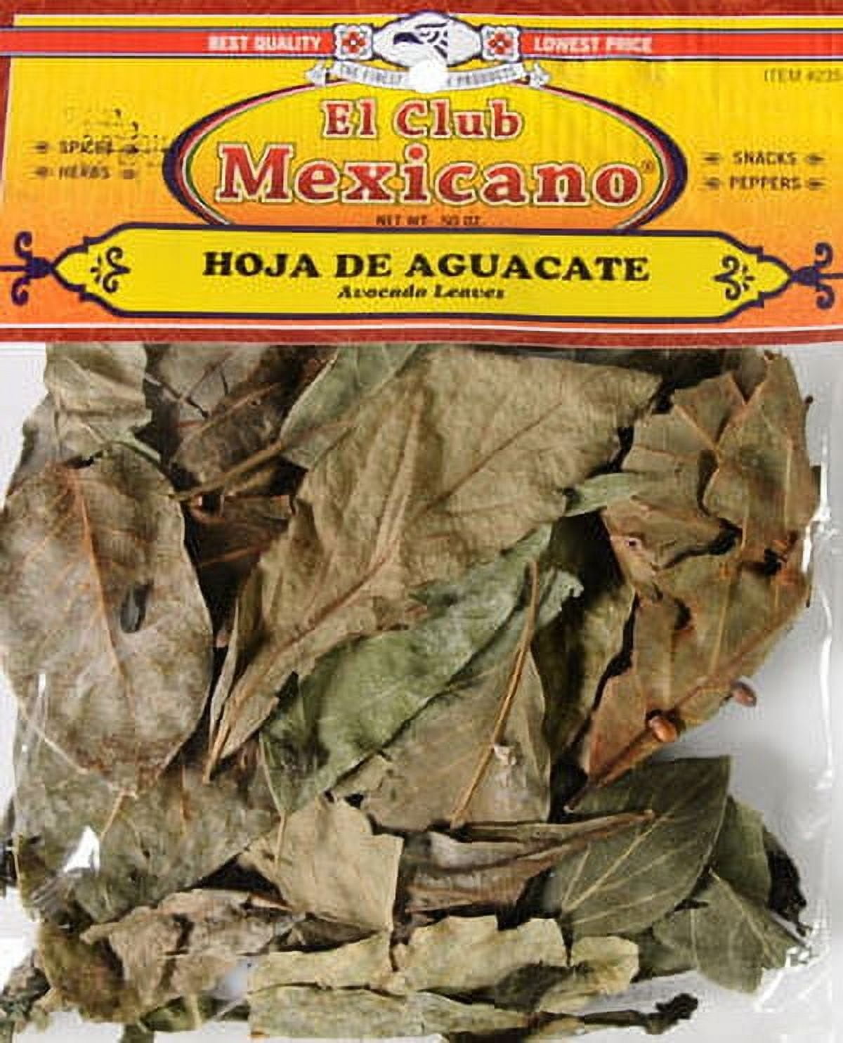 El Club Mexicano Avocado Leaves, 0.5 oz