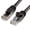 Black, variant on Cmple - Cat 6 Ethernet Cable 1.5 ft, Cat6 Patch Cables 10Gbps Network Lan Cord, 550MHz, RJ45 Connectors, Compatible with Gaming Computer, Laptop, Modem, Router, Gaming Console - White