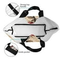 thumbnail image 4 of Fotbe Vintage Rose Botanical Art Bolsa Tote Estética de Lona con Estampado para Mujer - Bolsa Reutilizable de Hombro Casual para Vacaciones, Compras, Trabajo y Gimnasio, 4 of 8