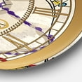 thumbnail image 2 of Designart Oversized Multicolor Analog Round Cottage Modern Wall Clocks, CLM25462-C23, 2 of 3