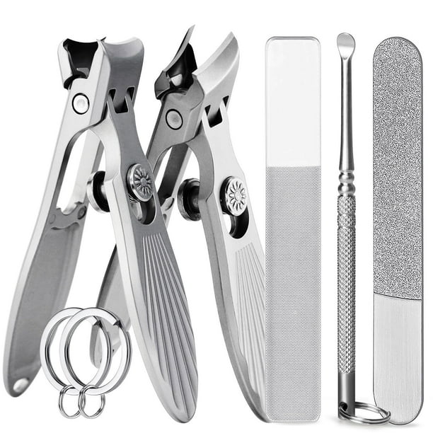 Set de cortaúñas VOGARB curvo e inclinado para uñas gruesas