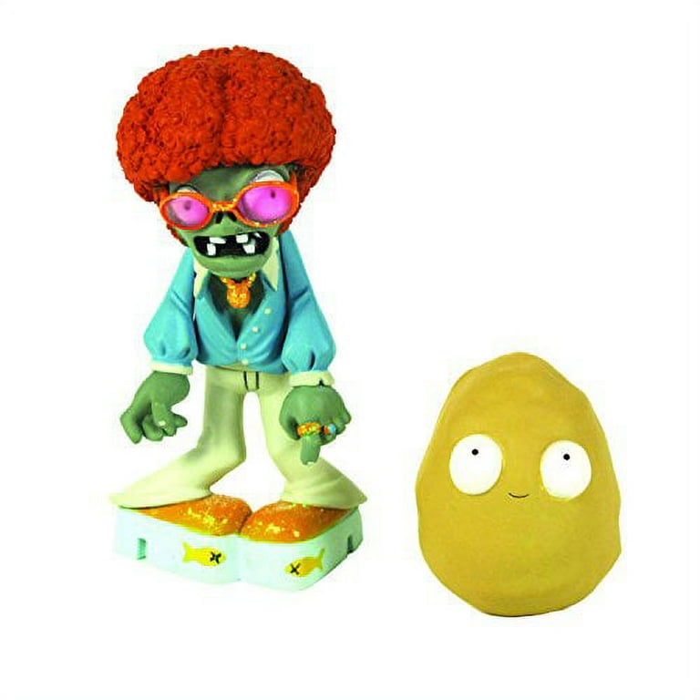 Plants vs. Zombies Fun-Dead Figures Disco Zombie & Wallnut Figure 2-Pack 