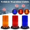 thumbnail image 2 of Bright Amber LED Strobe Lights 12-48V, Warning Emergency Flashing Beacon Light, Waterproof 360° Rotating for Work Trucks & Cars, 2 of 8
