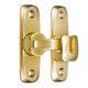 thumbnail image 3 of Cerradura para puerta corrediza de granero con pestillo abatible de 90 degree y 180 degree Oro brillante, 3 of 9