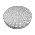 thumbnail image 1 of Disketp Silver Mosaic Funda Redonda para Taburete, Funda de Cojín para Silla de Bar Suave y Elástica-13 inch, 1 of 7