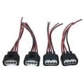 thumbnail image 1 of 4 Piezas de Conector Hembra de Bobina de Encendido Yashi 2AZFE1ZZFE Negro, 1 of 5