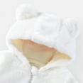 thumbnail image 4 of Maqroz Kids Fleece Teddy Bear Jackets with Ear Hood Cute Boys Girls Zip Up Winter Coats Warm Fuzzy Long Sleeve Toddler Clothes with Pockets for Cold Weather Outerwear, Sizes 2-8, 4 of 4