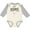 Natural and Heather, variant on Inktastic It's Home- Alabama State Outline DIstressed Text Boys or Girls Long Sleeve Baby Bodysuit