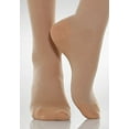 thumbnail image 2 of 15-20 mmHg Medium Compression Thigh High Stockings, Graduated Compression &amp; Support Hosiery Fine Italian Made Fashionable Sheer Thigh High Stockings (Size 2 Nude), 2 of 5