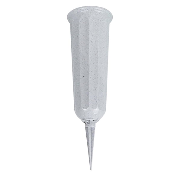 Zjh Cemetery Vases with Spikes 4Pcs Grave Decorations for Flowers Plastic Vase Flower Headstones Holder Cemetery