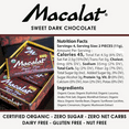 thumbnail image 3 of Macalat Organic Mushroom Extract Dark Chocolate Bars, 12 Bars, Sugar-Free, Gluten-Free, 3 of 5