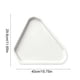 thumbnail image 3 of CREATITOY Triangular Thickened Plastic Food Tray Heat-Resistant Frosted Restaurant Tray, 3 of 6