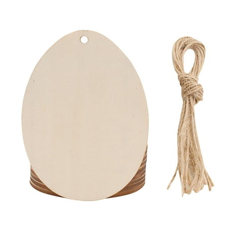 

Easter Wooden Decoration Pendant Set Children DIY Coloring Festival Home Accessories