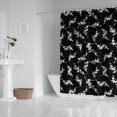thumbnail image 2 of Pioneer Flower Floral Print Pattern Shower Curtain 84”x72", Bathroom Decorative Shower Curtain Set with 12 Hooks, Waterproof Washable, 2 of 6