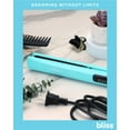 thumbnail image 5 of Bliss Hair Straightener - Titanium Ionic Professional Hair Straightening Iron - Moisture Locking and Easy Styling Flat Iron, 5 of 7