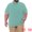 Green, variant on DARING DIVA Men's Big & Tall Shirts Casual Short Sleeve Color Block Polo Shirt XL Black