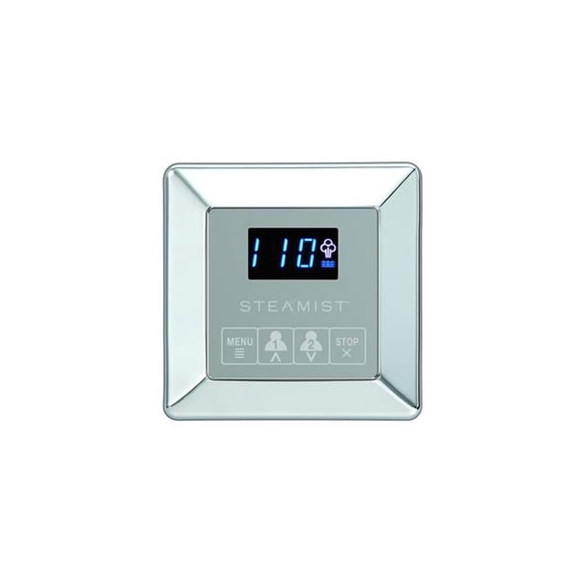 Steamist 250-PC Total Sense Contemporary Steambath Control, Polished Chrome