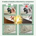thumbnail image 4 of 10 Pcs Sage Green Marble Peel and Stick Floor Tiles, 12x12 in Covers 10 Sq. Ft. Self-Adhesive DIY Vinyl Flooring, Removable & Waterproof for Bathroom, Kitchen, Walls, Bedroom, 4 of 8