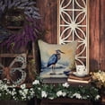 thumbnail image 5 of Blue Heron Throw Pillow 14 in x 14 in, 5 of 5