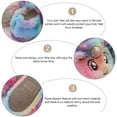 thumbnail image 2 of 1 Pair Of Unicorn Ornament Slippers Winter Warm Shoes Adorable Kids Slippers, 2 of 3