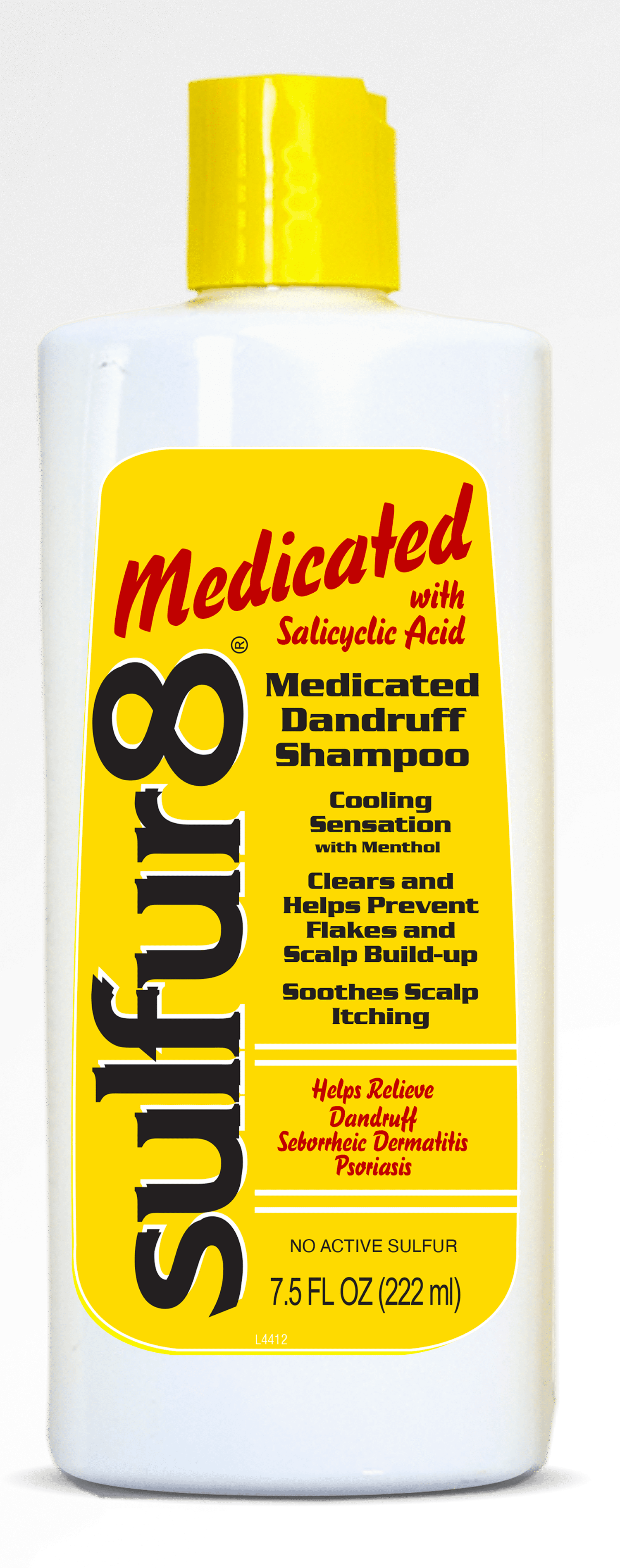 Sulfur8 Medicated Shampoo, 11.5 oz, Easy to Use, For All Hair