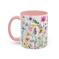 thumbnail image 3 of Wildflower Mug, Pressed Flower Cottagecore Mug, Vintage Botanical Garden, 3 of 3