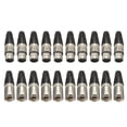 thumbnail image 1 of braveheart 10 Pairs XLR Audio Cable Connector Microphone Adapter Plug Replacement for Jack, 1 of 6