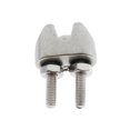 thumbnail image 4 of 5 Pieces Stainless Saddle Clamps Cable Clips for Wire Rope - Plata 2 mm Gloria Abrazaderas de clip de cable, 4 of 9