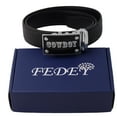 thumbnail image 5 of FEDEY Mens Classic Leather COWBOY Statement Ratchet Belt w Automatic Buckle, 5 of 7