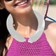 thumbnail image 2 of Envolturas frías para el cuello, paquete de hielo reutilizable, tubo de enfriamiento para el cuello para verano Blanco, 2 of 8